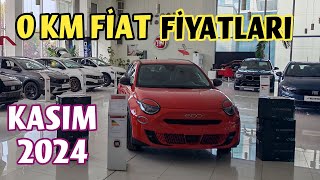 0 KM FİAT FİYAT LİSTESİ  Kasım 2024  Sıfır Fiat Egea Sedan Egea Cross 600 ve 500 Fiyatları [upl. by Yarised]