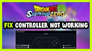 FIX DRAGON BALL Sparking ZERO ControllerGamepad Not Working on PC [upl. by Garcia]