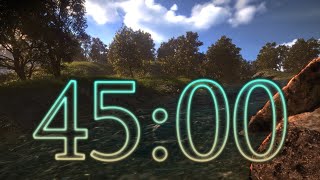 45 Minute Visual Timer  Riverside Sky [upl. by Ivonne]