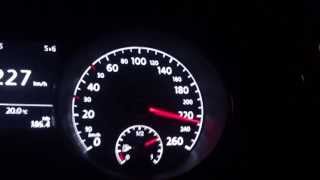 golf 7 14 tsi 0230 kmh top speed [upl. by Caterina244]