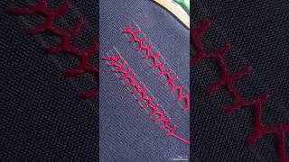 CRETAN STITCH🍃EMBROIDARY embroideryartsewing handembroidery [upl. by Birmingham]