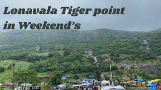 Lonavala Tiger Point in weekend  Road Trip  Vlog36 [upl. by Lavotsirc]