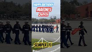 Marine’s Birthday 249TH marinecorps marine graduation southcarolina happybirthday support new [upl. by Freberg]