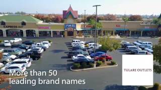 Tulare Outlets Drone Video [upl. by Cung]