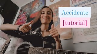 Accidente  Las Ligas Menores Guitarra Tutorial [upl. by Alleroif342]