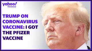 Trump ‘I got the Pfizer’ vaccine [upl. by Noby530]