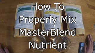 Detailed Guide on How to Mix MasterBlend Nutrient 81536 for Lettuce [upl. by Eatnoed]