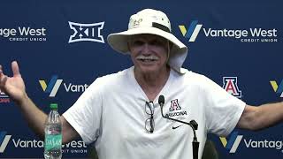 Arizona Football Press Conference  Duane Akina [upl. by Harbard588]