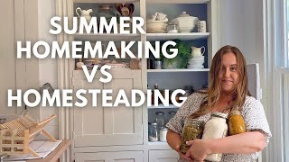 Pantry Organization  Homestead Haymaking  Summer Wreath DIY [upl. by Nnauol]