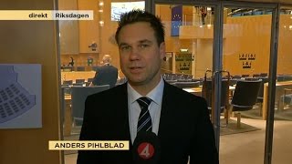 Löfvens debut och Reinfeldts avtackning i riksdagen  Nyhetsmorgon TV4 [upl. by Nilyak438]