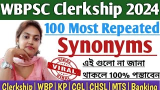 English Synonyms for PSC Clerkship 2024AEnglish Vocabulary for PSC Clerkship 2024Clerkship English [upl. by Dame]