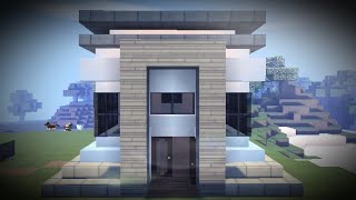 Minecraft PE  Mini Symmetrical House Speed Build Timelapse [upl. by Asilegna]