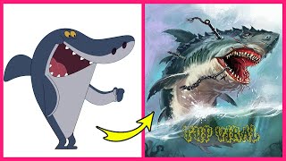 🐬 Zig amp Sharko Characters As MONSTERS Version 👉TupViral [upl. by Bromleigh]