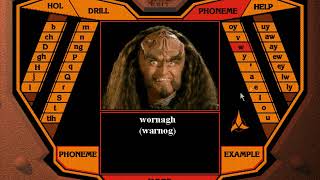 Star Trek Klingon  Language Lab Part 4 [upl. by Fee]