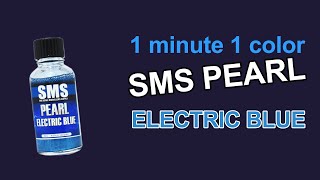 SMS Pearl Electric Blue  1 minute 1 color [upl. by Ellenrahc]