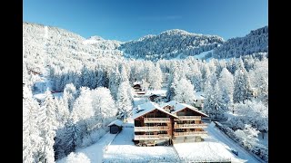 Elegant Ski Home in VillarsSurOllon Switzerland Luxury Channel [upl. by Annahahs]