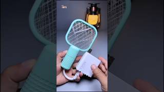 Mini Mosquito Killer Racquet Lamp CreativeExposure mosquitoracket mosquitolamp [upl. by Nataline]