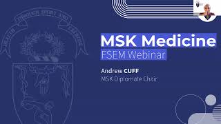 Webinar How we can promote MSK Medicine nationally [upl. by Nagard469]