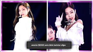 Jennie 190105 Solo GDA twixtor clipsminitaetae [upl. by Ava657]