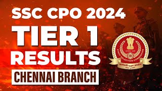 SSC CPO TIER 1 RESULTS CHENNAI BRANCH  VERANDA RACE [upl. by Aloke]