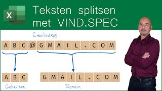 Teksten splitsen op een scheidingsteken met VINDSPEC [upl. by Ahsai]