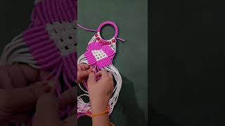 Macrame simple design guide me video upload youtube channel macramemirror [upl. by Eimmit28]