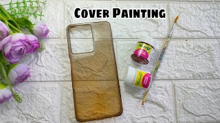 Best Phone Cover Painting 🥰  Phone Cover Design  Mobile Cover Painting  Mobile Cover Art  Cover [upl. by Tootsie]