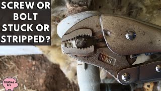 Remove Stuck or Stripped Screw or Bolt  Remove Screw or Bolt With No Head [upl. by Letch432]