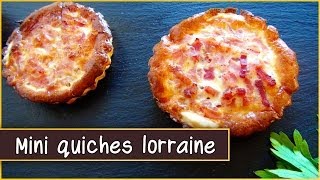 Recipe of the mini quiches lorraine [upl. by Anirtruc167]