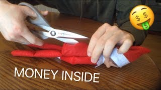 I CUT OPEN THE ELF ON THE SHELF AND THERE WAS MONEY INSIDE HIM [upl. by Albina853]