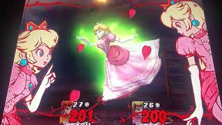 Super Smash Bros Brawl Peach The Ultimate Mega Smash Orange 👸🏼 🍊 👠 VS Pink 👸🏼💖 👠 Skater Part 12 [upl. by Halpern]