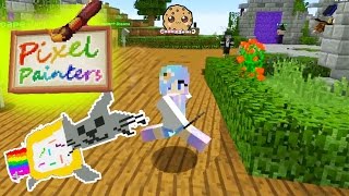 Minecraft Pixel Painters amp Super Paint Ball Cookieswirlc Online Game Video [upl. by Eldredge]