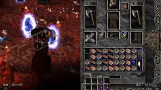 diablo 2 pk barb vs hacker pal [upl. by Brendan]