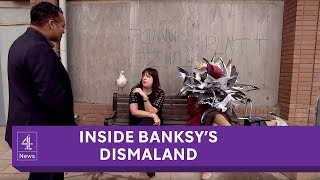 Dismaland inside Banksy’s dystopian playground [upl. by Ardnajela142]