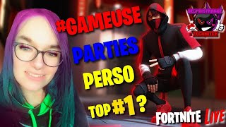 🔴FORTNITE  Partie perso en duo et section  gameuse Girl Battleroyale PP🔴 [upl. by Onitnevuj613]