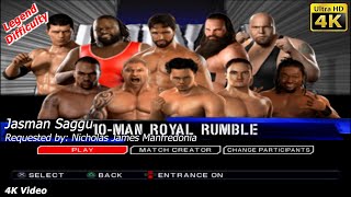 WWE SmackDown vs Raw 2011  Cody Rhodes vs 9 other wrestlers  10 Man Royal Rumble Match  Nicholas [upl. by Rosol]