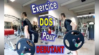 Exercice dos pour débutant en musculation [upl. by Pharaoh]