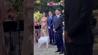 Belen Rodriguez piange disperata al matrimonio della sorella Cecilia [upl. by Norwood]