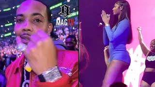 G Herbo amp Angel Reese Attend The Wild N Out Tour In Chicago [upl. by Adelpho]