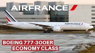 AIR FRANCE BOEING 777300ER Economy  Paris  Seoul  Flight Review [upl. by Paff]