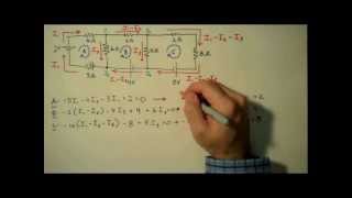 How to Solve a Kirchhoffs Rules Problem  Matrix Example [upl. by Gerta]