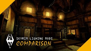 Skyrim Lighting Mods Revisited An Updated Comparison Without ENB [upl. by Ynotna]