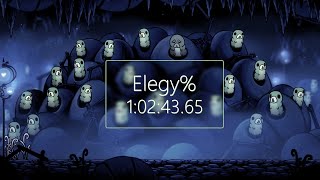 Hollow Knight Elegy All Grubs Speedrun in 10243 [upl. by Aisorbma732]