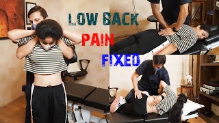 chiropractic adjustment in India L5S1disc treatment  chiropractor In jaipur India drpankaj [upl. by Hanaj]