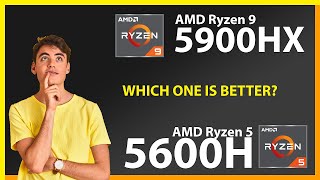 AMD Ryzen 9 5900HX vs AMD Ryzen 5 5600H Technical Comparison [upl. by Laddy]