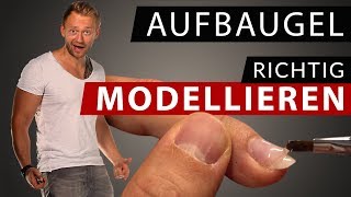 GelNägel  Aufbaugel richtig modellieren  Tutorial [upl. by Neelasor793]