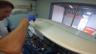 SURFBOARD CREASE REPAIR SURFING FUN WAVES AND RANTING [upl. by Melanie]