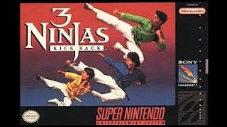 3 Ninjas kick back SNES Review [upl. by Olnay]