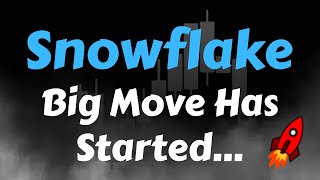 Snowflake Stock Analysis  SNOW Big Move Started Snowflake Buying Opportunity [upl. by Gnouhc]