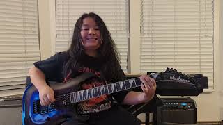 Metallica quotCreeping Deathquot Guitar cover by 10 yo [upl. by Asiek]